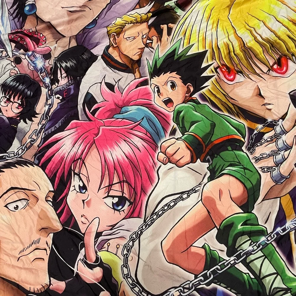 Hunter X Hunter Anime 78 x 56 Wall Tapestry Hanging EUC